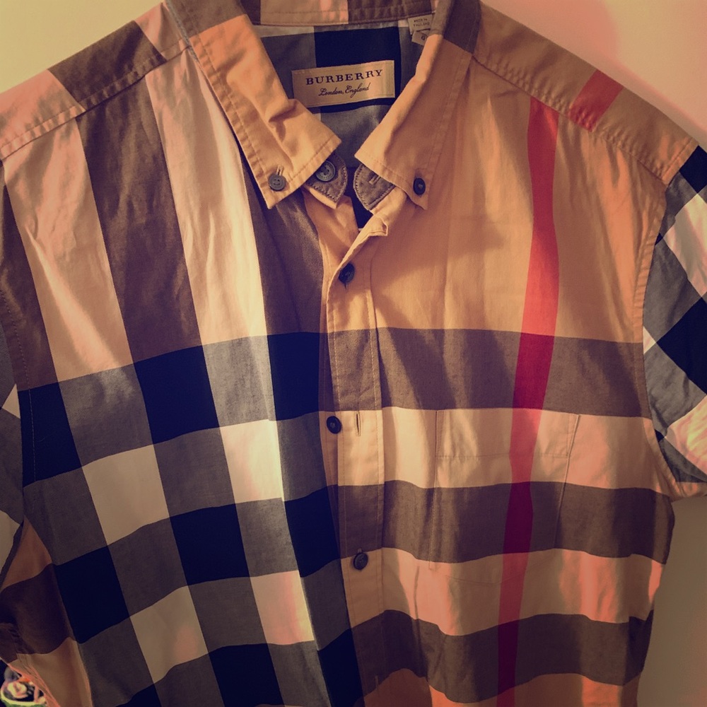 Burberry London England button-down